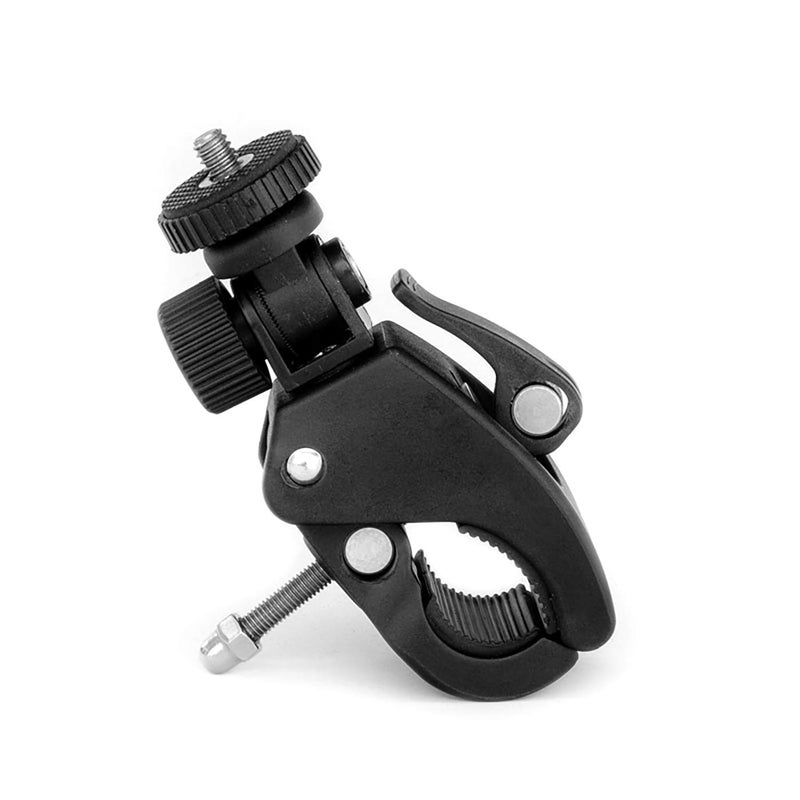 GRIFITI Nootle Quick Release Pipe Clamp 1/4 20 Thread Camera & Nootle Mount for Tripod Music Microphone Pole Stands Any Pipe Bar 1.5 in Handlebar Motorcycles Bike Mount Threaded Ball Bracket Clamps - Image 1